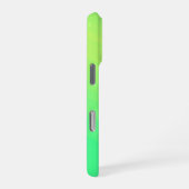 グリーンオンブレデザイン iPhoneケース (右側面)