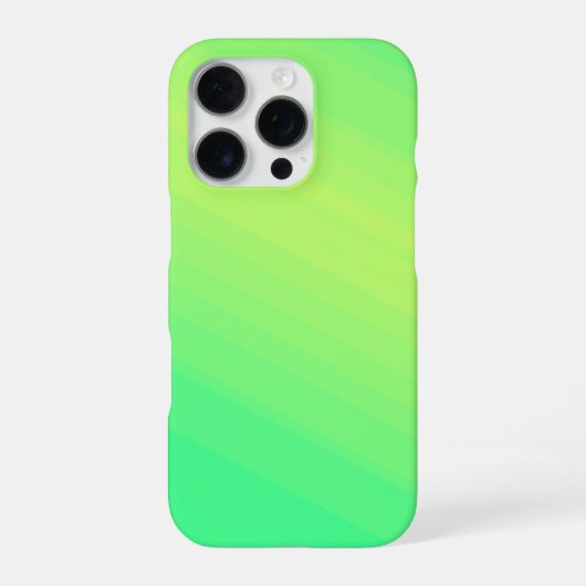 グリーンオンブレデザイン iPhoneケース (裏面)
