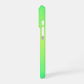 グリーンオンブレデザイン iPhoneケース (左側面)