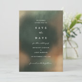 グリーンオンブレ ボーホー セーブ・ザ・デート インビテーション (スタンド正面)