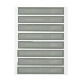 グリーンオンモダンセージミニマルシンプル結婚ズ ラップアラウンドラベル (シート)