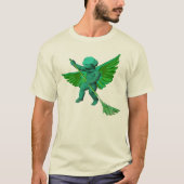 グリーンオーガニックエンジェルTシャツ Tシャツ (正面)