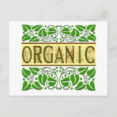 グリーンオーガニックスローガン ポストカード (正面)