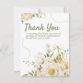 グリーンオーガニックフローラ休日サンキューカード シーズンカード