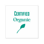 グリーンオーガニックリーフ認定 セルフインキングスタンプ (デザイン)