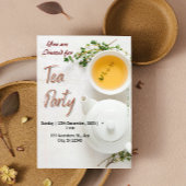 グリーンオーガニック ティーパーティー ご招待 招待状