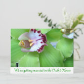 グリーンオーキッドの招待状 招待状 (スタンド正面)