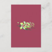 グリーンオーキッドマ結婚ルサラの情報カード エンクロージャーカード (裏面)