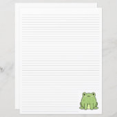 グリーンカエルが並ぶ (正面/裏面)