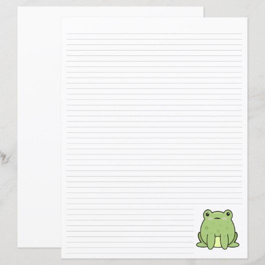 グリーンカエルが並ぶ (正面/裏面)