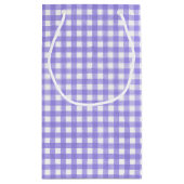 グリーンカエルのギンガム スモールペーパーバッグ (裏面)