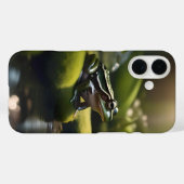 グリーンカエルの森の生活 Case-Mate iPhoneケース (裏面 (横))