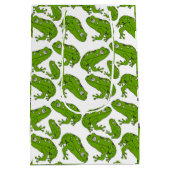 グリーンカエルの漫画 ミディアムペーパーバッグ (裏面)