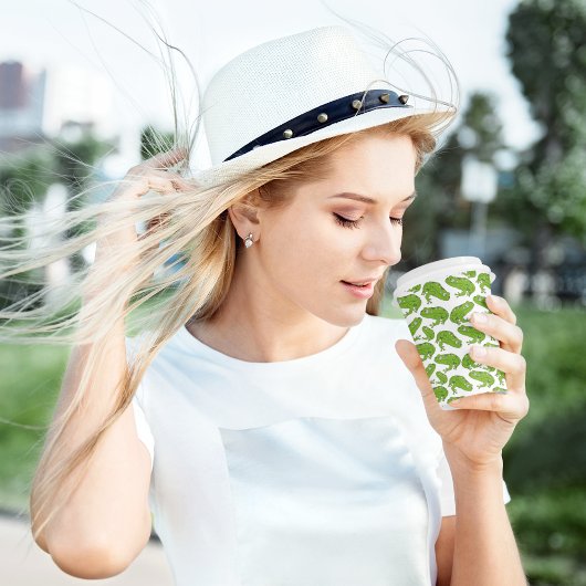 グリーンカエルの漫画 紙コップ