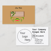 グリーンカエル低音 名刺 (正面/裏面)