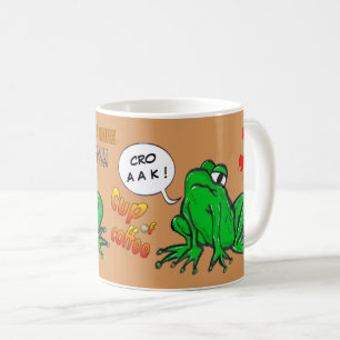 グリーンカエル漫画コーヒーラバーコーヒーマグ コーヒーマグカップ