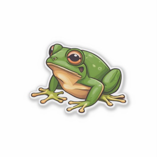 グリーンカエル防水 シール (正面)