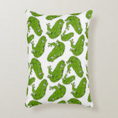 グリーンカエル アクセントクッション (正面(垂直))