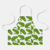 グリーンカエル エプロン (正面)