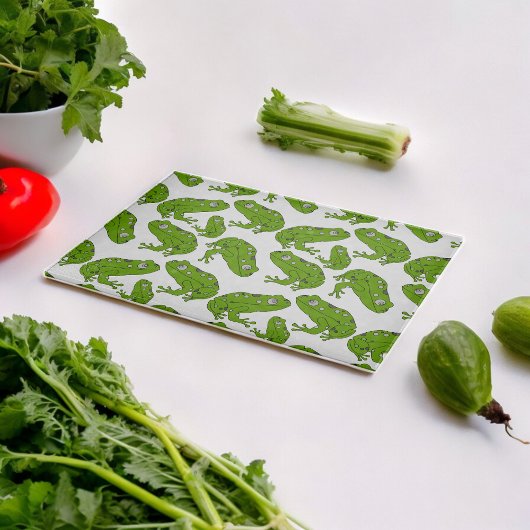 グリーンカエル カッティングボード