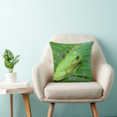 グリーンカエル クッション (椅子)