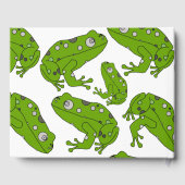 グリーンカエル ゲストブック (裏面)