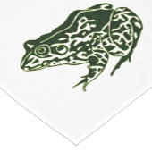 グリーンカエル ショートテーブルランナー (コーナー)