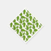 グリーンカエル スタンダードカクテルナプキン (角)