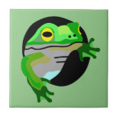 グリーンカエル タイル (正面)