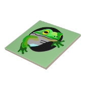 グリーンカエル タイル (側面)