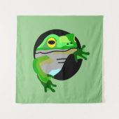グリーンカエル タペストリー (正面)