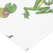 グリーンカエル テーブルクロス (アングル)