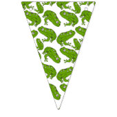 グリーンカエル バンティングフラッグ (第2の旗)