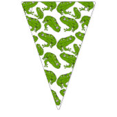 グリーンカエル バンティングフラッグ (第1の旗)