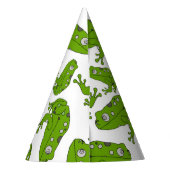 グリーンカエル パーティーハット (裏面)