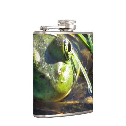 グリーンカエル フラスク (右)