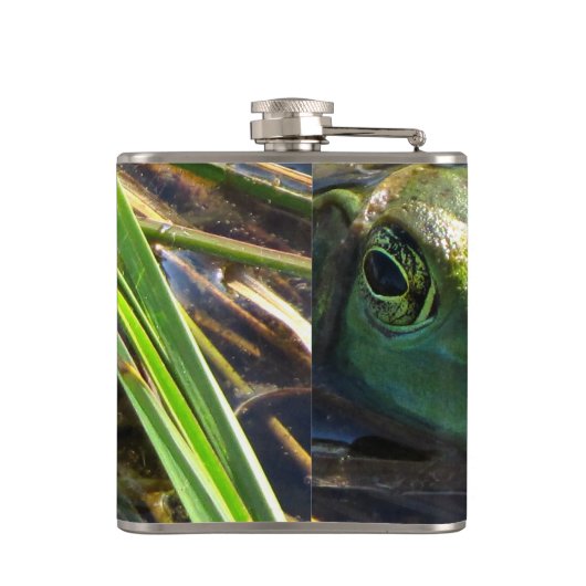 グリーンカエル フラスク (裏面)