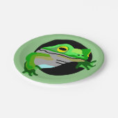 グリーンカエル ペーパープレート (アングル)