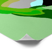 グリーンカエル ポスター (角)