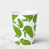 グリーンカエル 紙コップ (裏面)