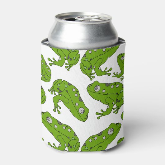 グリーンカエル 缶クーラー (缶正面)