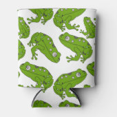 グリーンカエル 缶クーラー (正面)