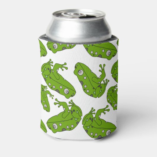 グリーンカエル 缶クーラー (缶裏面)