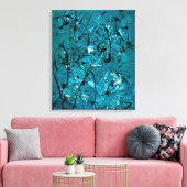 グリーンカオス キャンバスプリント (インサイチュ (リビング))
