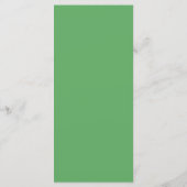 グリーンカクタスのウェディングメニュー。サボテンの夕食メニュー メニュー (裏面)