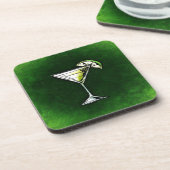 グリーンカクテルabsinthe コースター (左側)