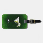 グリーンカクテルabsinthe ラゲッジタグ (正面横)