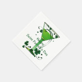 グリーンカクテルSt patricks dayスタンダードカクテル スタンダードカクテルナプキン (角)