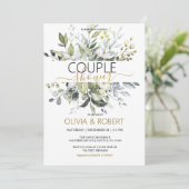 グリーンカジュアルシャワー招待状 招待状 (スタンド正面)