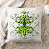 グリーンカスタムトバルタトゥーデザイン クッション (ブランケット)